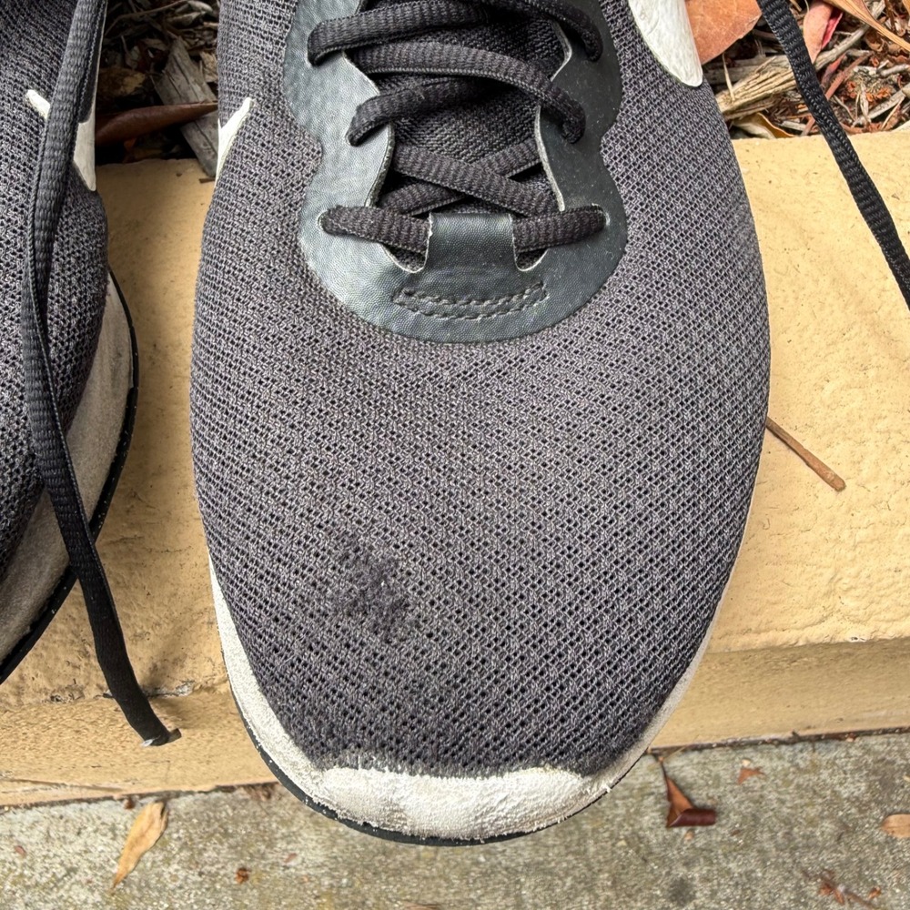 Nike Revolution 6 Next Nature Mens Running Shoes Black White Size 10.5 - Picture 3 of 8